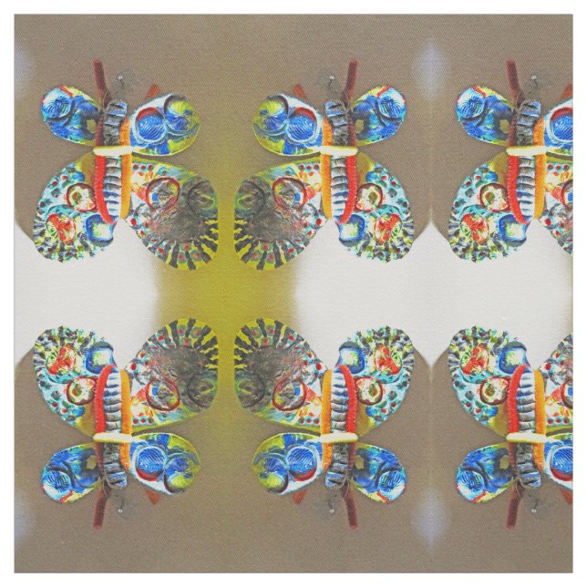 BUTTERFLY cotton twill barkcloth | m3galleryStudio Fabric (Swatch)