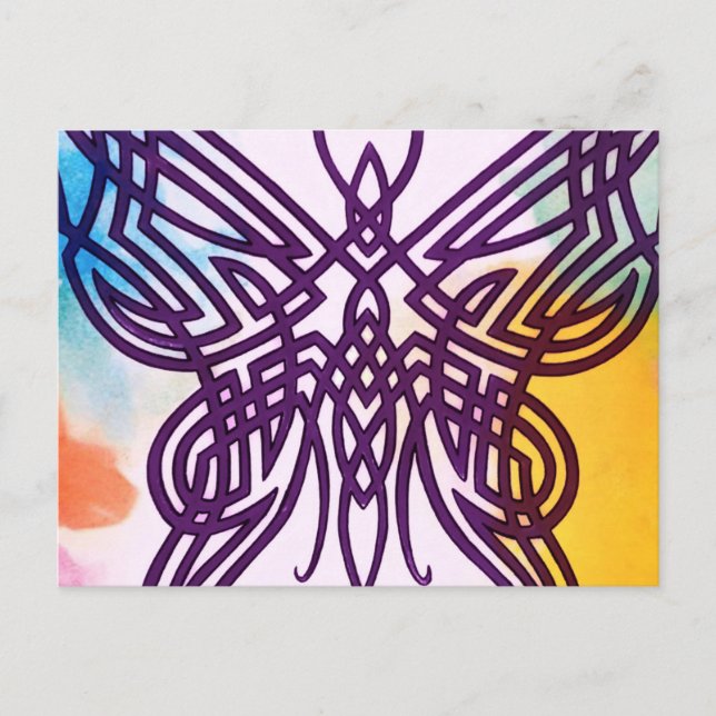 Butterfly Crop Postcard (Front)