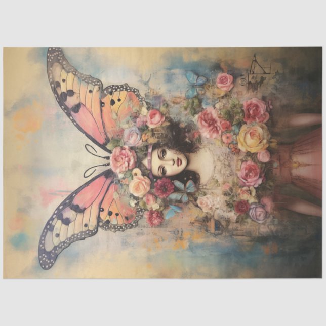 Butterfly Crown Tissue Paper (Front)