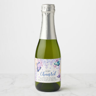Butterfly Customised Mini Wine Sparkling Wine Labe Sparkling Wine Label