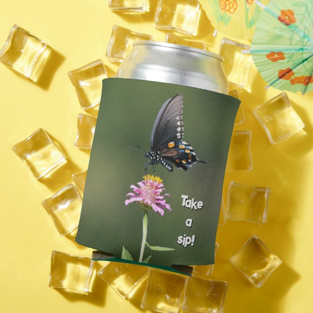 Butterfly Cute Can Cooler Nature Cooler (In Situ Summer)