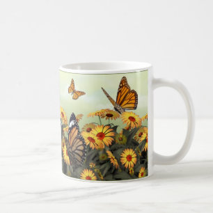 Butterfly Daisy Coffee Mug