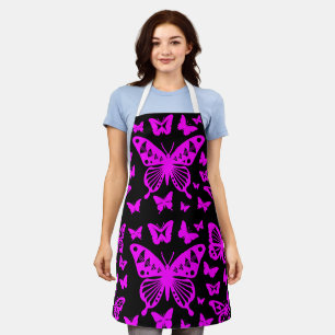 Butterfly Dance in Pink Apron
