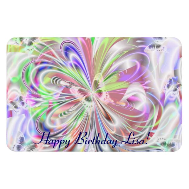 Butterfly dance! magnet (Horizontal)