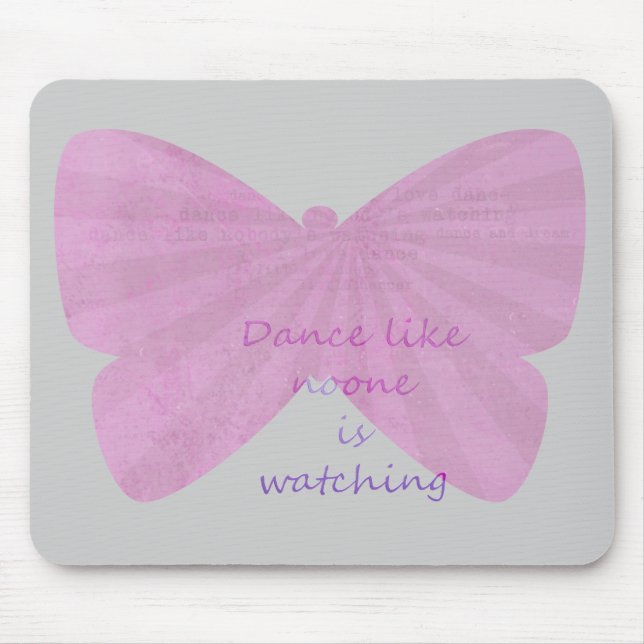 Butterfly Dance Mouse Pad (Front)