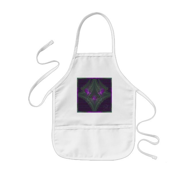 Butterfly Dance of Love Abstract Art Kids Apron (Front)