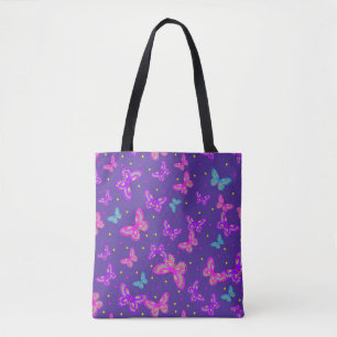 Butterfly dance tote bag