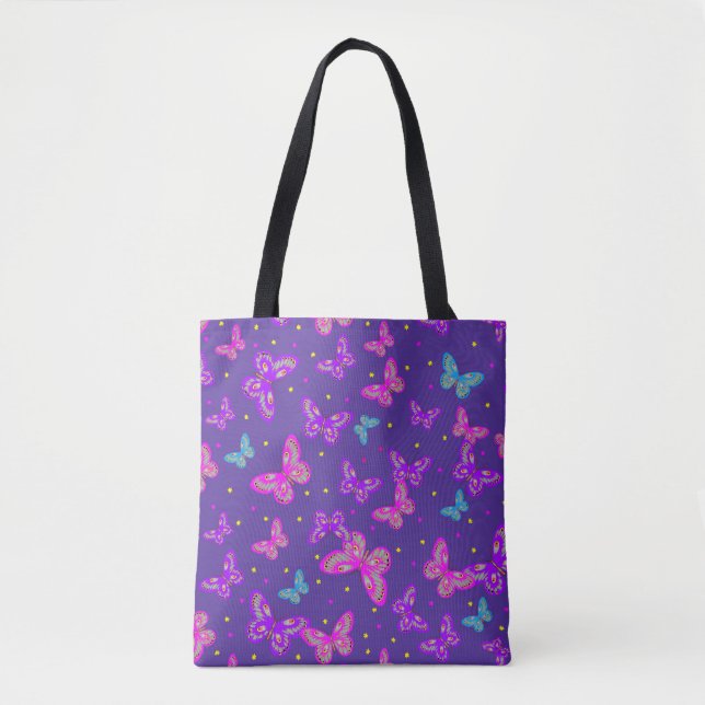 Butterfly dance tote bag (Front)