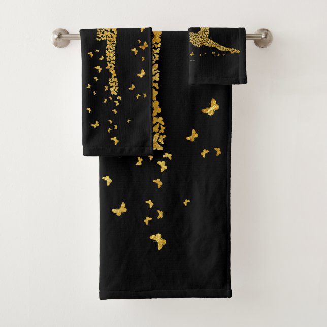 Butterfly Dancer Bath Towel Set (Insitu)