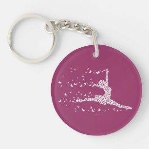 Butterfly Dancer Key Ring