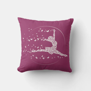 Butterfly Dancer Throw Pillow