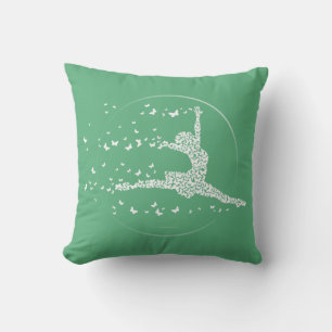 Butterfly Dancer Throw Pillow