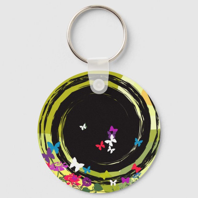 Butterfly Delight Key Ring (Front)