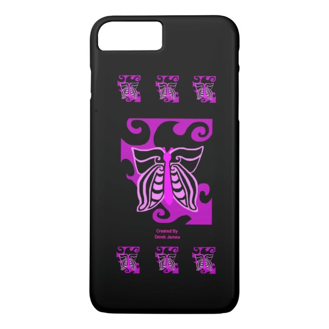 Butterfly Design Apple iPhone 8/7 Plus Case (Back)