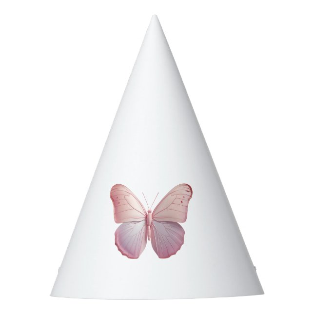 Butterfly Design  Party Hat (Front)