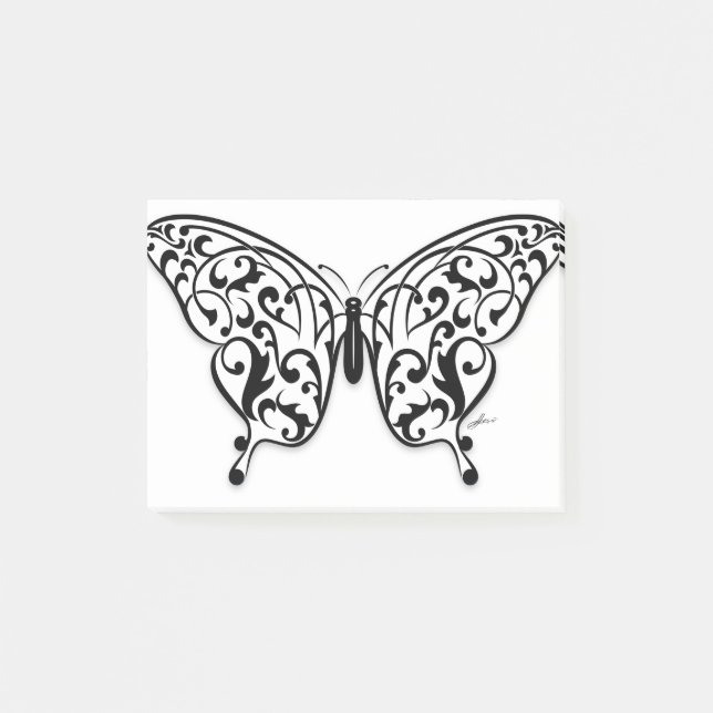 Butterfly_Design Post-it Notes (Front)