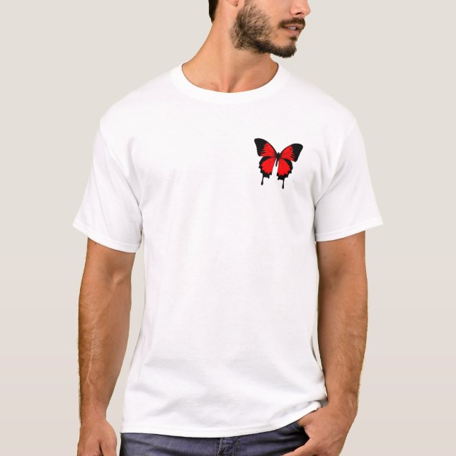 Butterfly design T-Shirt (Front)