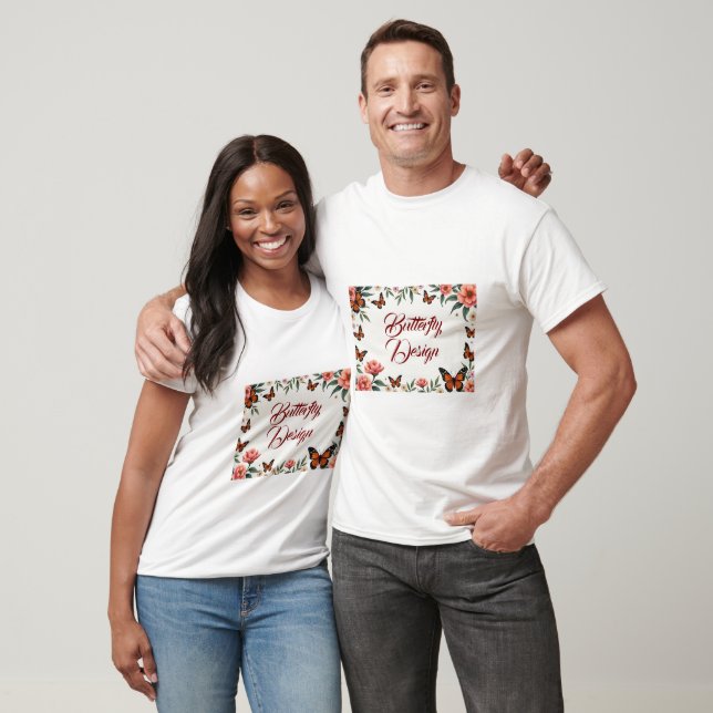 Butterfly design T-Shirt (Unisex)