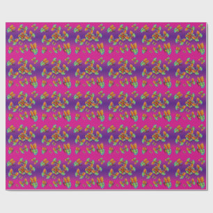 Butterfly Design Wrapping Paper