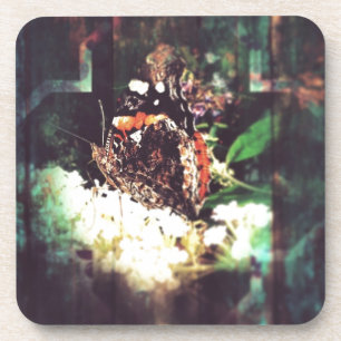 Butterfly Digital Art Coaster