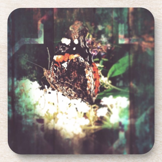 Butterfly Digital Art Coaster (Front)