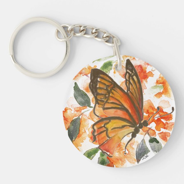 Butterfly Double-sided Acrylic Keychain (Front)
