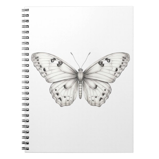 Butterfly drawing notebook (Front)
