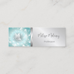 Butterfly Dream Fantasy Mint Mini Business Card