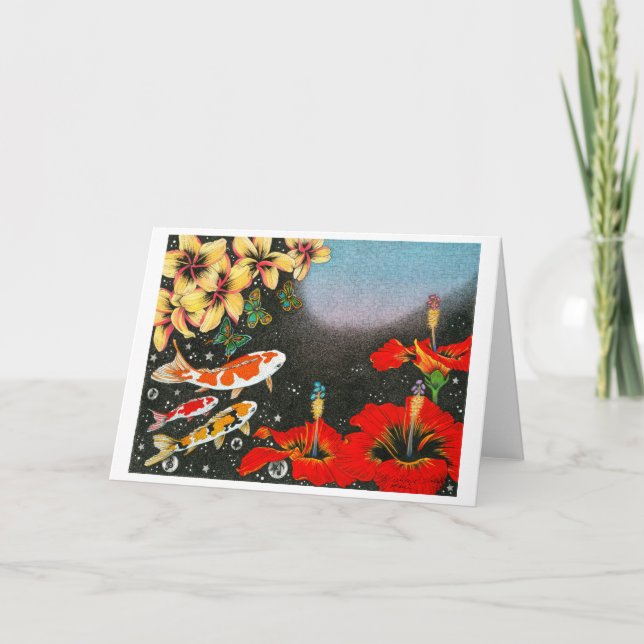 Butterfly Dream II (the Shape Of Space) Card (Front)