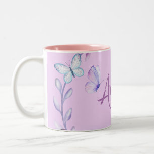 Butterfly Dream  Two-Tone Coffee Mug