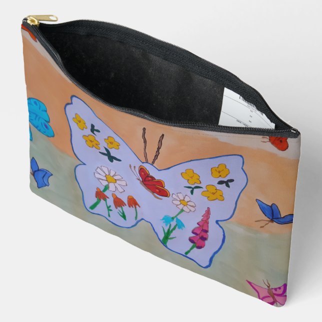 Butterfly Dreaming Accessory Pouch (Open)
