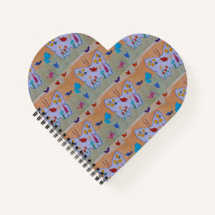 Butterfly Dreaming Heart Notebook