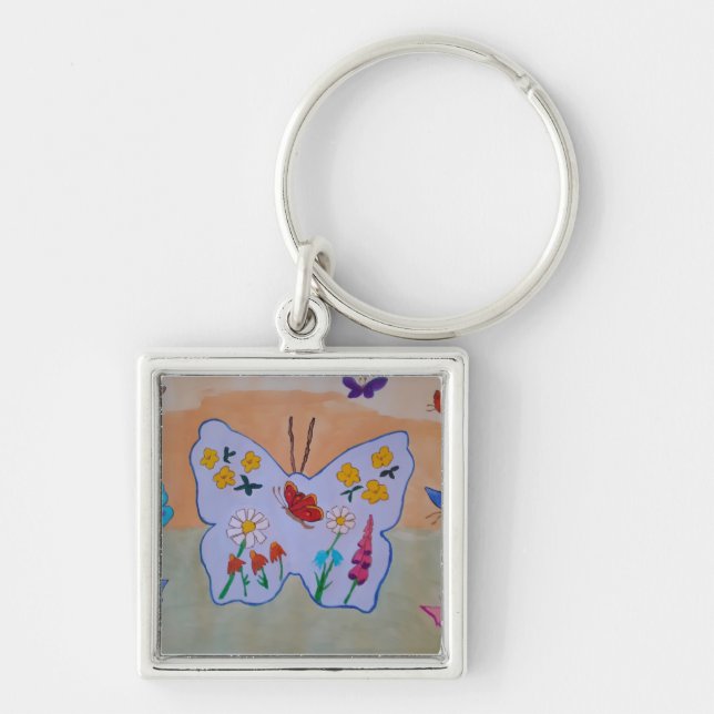 Butterfly Dreaming Key Ring (Front)