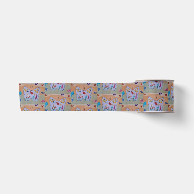 Butterfly Dreaming Satin Ribbon (Front)