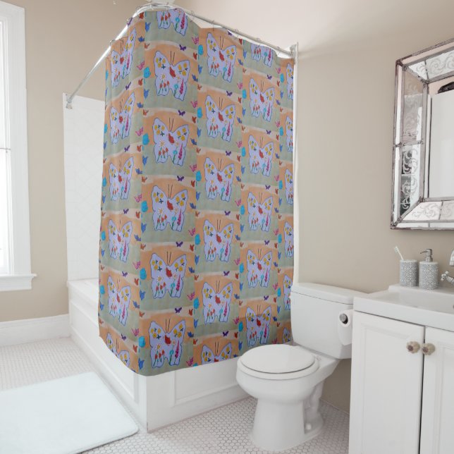 Butterfly Dreaming  Shower Curtain (In Situ)