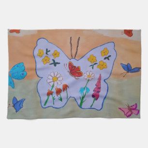 Butterfly Dreaming Tea Towel