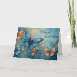 Butterfly Dreams Birthday Card