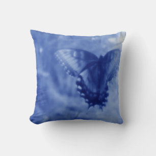Butterfly Dreams - Blue Cushion
