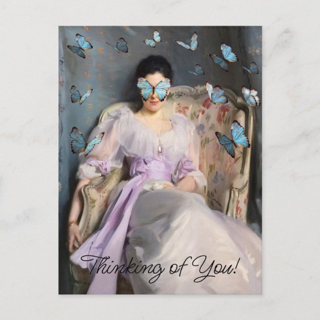 Butterfly Dreams II Thinking of You Postcard (Front)