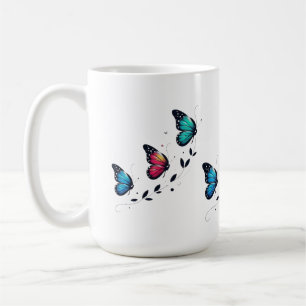 Butterfly Dreams Pastel Wings A Gentle Ascent Floa Coffee Mug