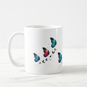 Butterfly Dreams Pastel Wings A Gentle Ascent Floa Coffee Mug
