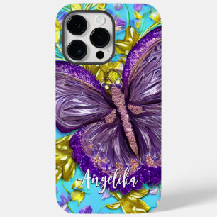 Butterfly Dreams" Personalised Name Case-Mate iPhone 14 Pro Max Case