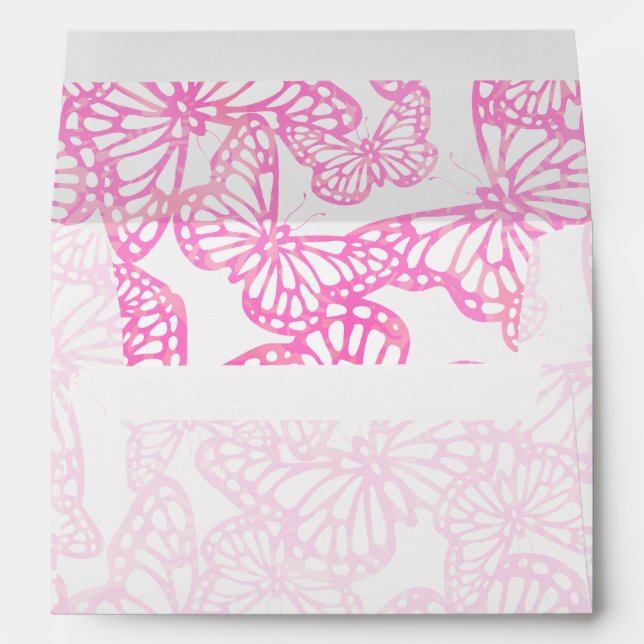 Butterfly Dreams (Pink) Envelope (Back (Bottom))