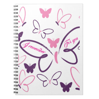 Butterfly Dreams Spiral Notebook – “I Remember For