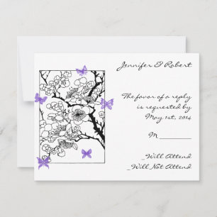 Butterfly Dreams: Violet Response Card