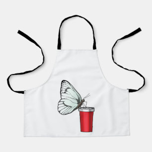 Butterfly Drinking mug Apron
