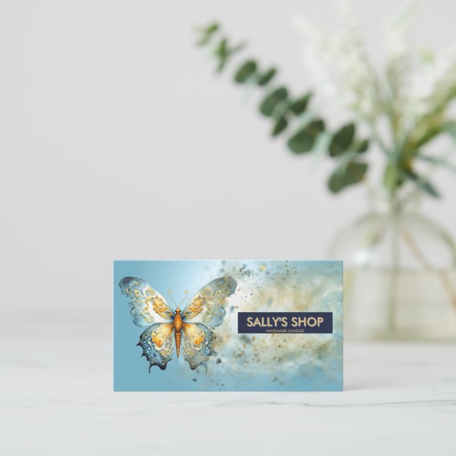 BUTTERFLY DUST BUSINESS CARD (Standing Front)