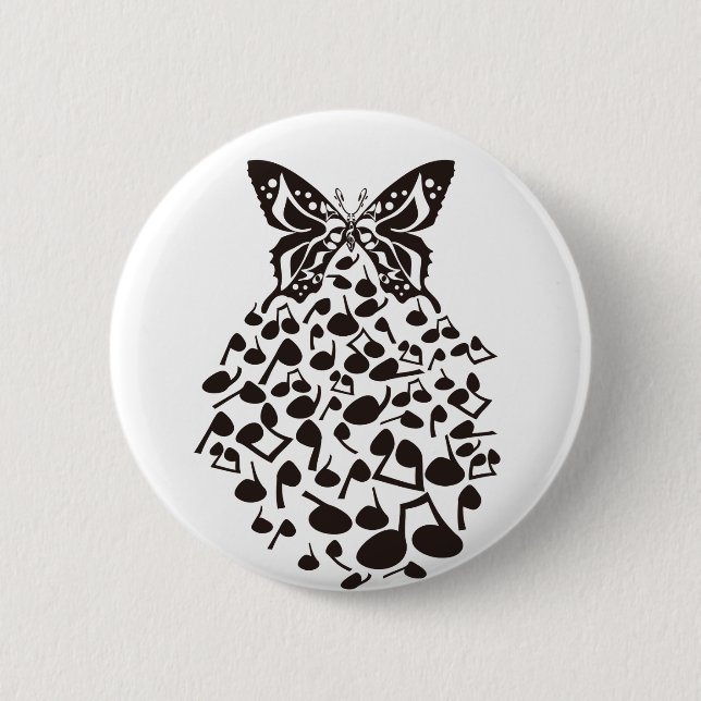 Butterfly_Effect 6 Cm Round Badge (Front)