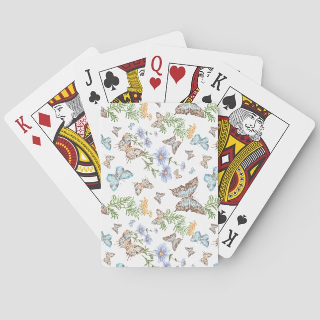 Butterfly Effect Art Playing Cards (Back)