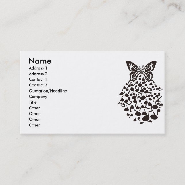 Butterfly_Effect Business Card (Front)